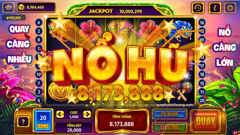 Các loại hình nổ hũ ăn tiền kubet phổ biến